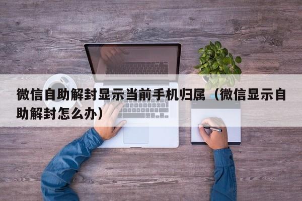 微信自助解封显示当前手机归属（微信显示自助解封怎么办）(图1)