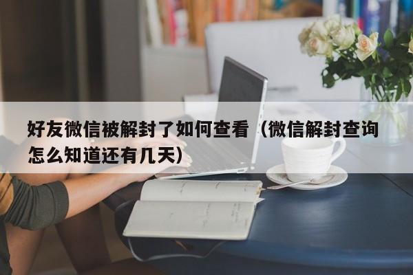 好友微信被解封了如何查看（微信解封查询 怎么知道还有几天）(图1)