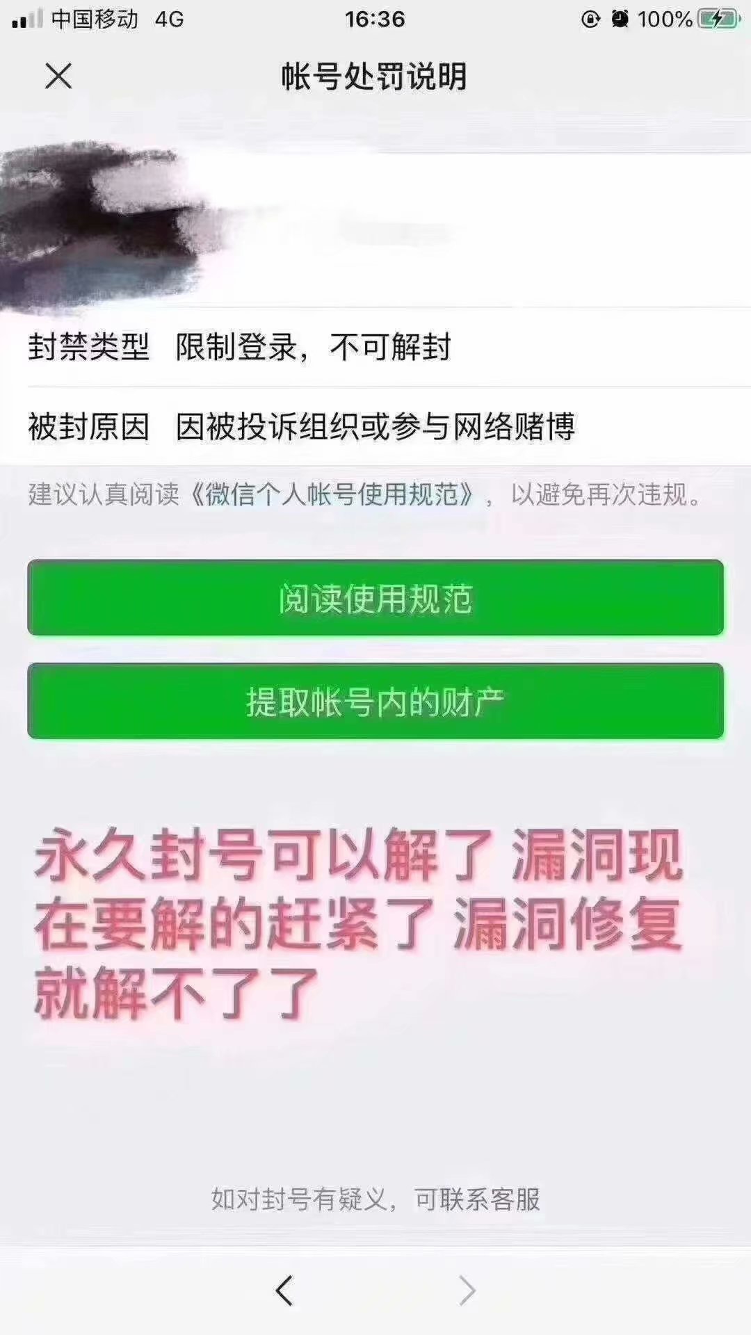 微信被封,自助解封好友辅助验证的解封方法(图9)